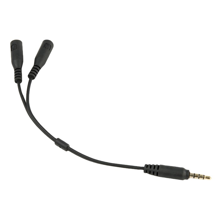 Listen Technologies LA-436 ListenTALK Microphone Input Headphone Output Cable
