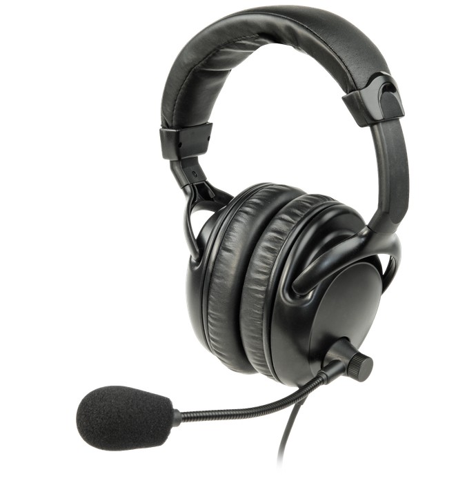 Listen Technologies LA-454 Headset 4 (Over ears dual with boom mic)