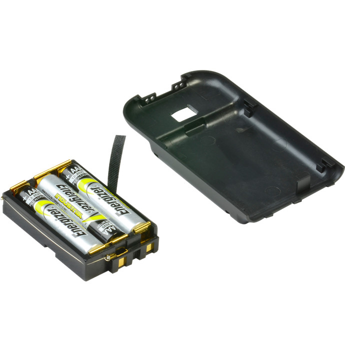 ListenTALK LA-435 AAA battery compartment front view