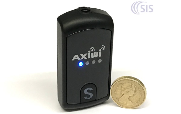 AXIWI AT-320 transceiver compact size example
