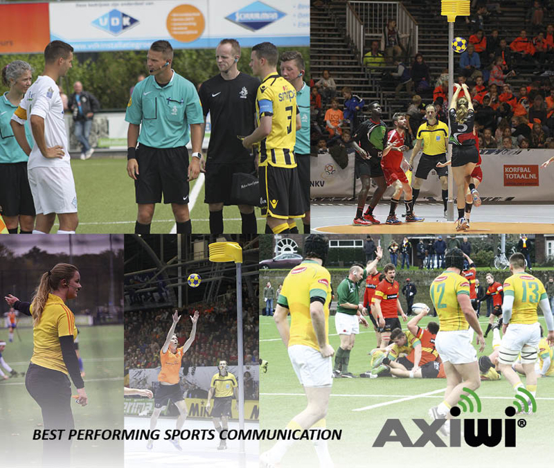 AXIWI systems are ideal to communicate during sport