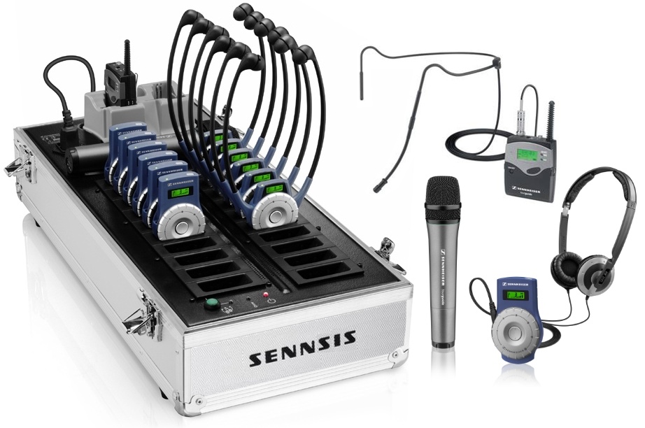 Sennheiser tour guide systems for hire