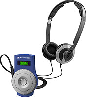 Sennheiser EK 2020-D-II Bodypack receiver with headphones